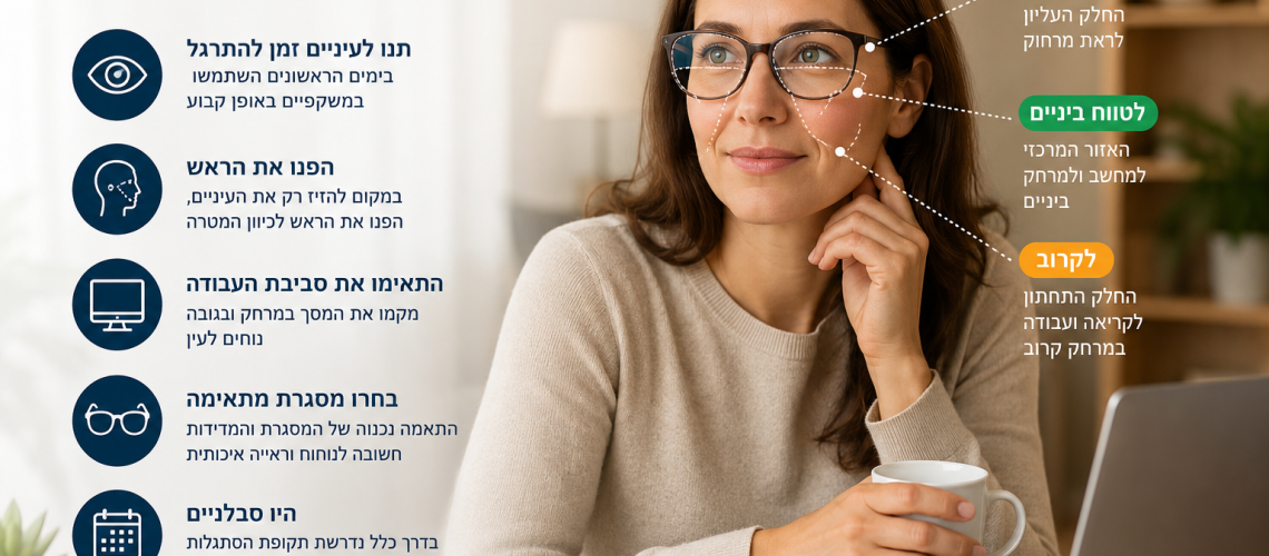 הסתגלות למשקפי מולטיפוקל